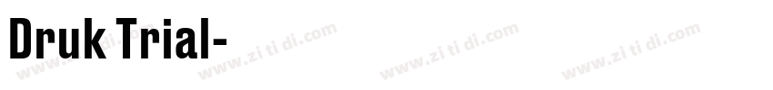 Druk Trial字体转换